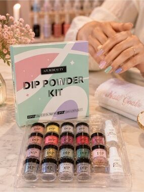 Pastel Dip Powder Kit - 18- Color Nail Set
